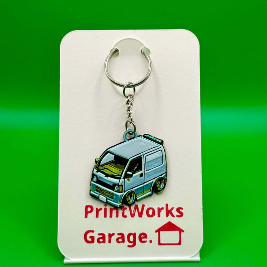 Mighty Mini Van Keychain